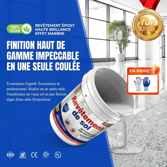 Époxy Effet Marbre – Finition Prestige Haute Brillance